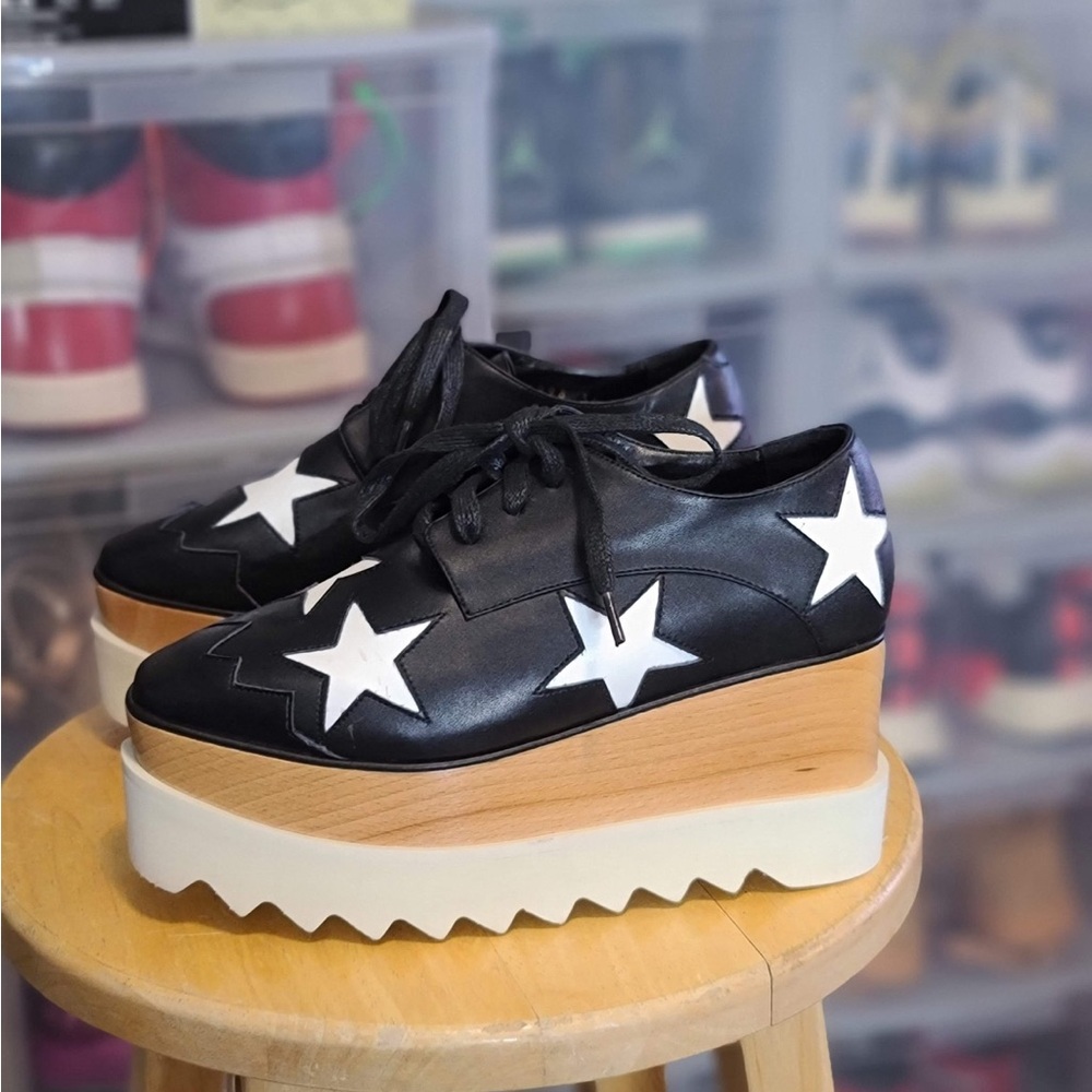 Stella McCartney  Elyse Star Motif Platform Shoes